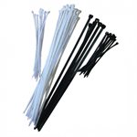 Cable Ties Black UV 5.7" 40lb 100ct Bag (100) Min (10)