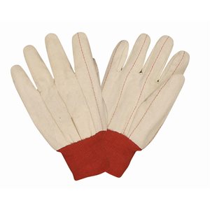 Double Palm Cotton 18oz Red Knit Wrist X-Large (10) Min.(10)