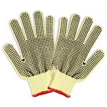 Kevlar String Aramid / Cotton Glove 10ga PVC Dots Both Sides ANSI Cut Level A2 Medium (12) Min.(6)