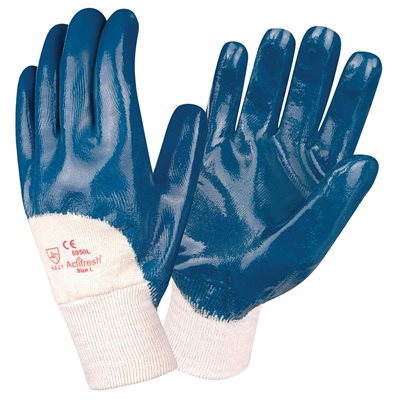 Nitrile Dipped Brawler Smooth Palm Coated Actifresh Treat Knitwrist Jersey Lined Large (12) Min.(1)