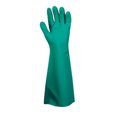 Nitrile Green Premium Glove 22mil Unlined w / Pebble Grip Large (6) Min.(1)
