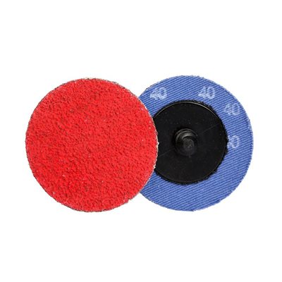 2" 24grit Turn-on Ceramic w / Grinding Aid Laminated Disc Quick Change (400) Min.(50)