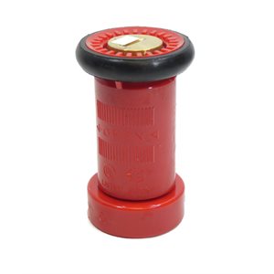 Hose Nozzle Red 1-1 / 2" Lexan Plastic Adjustable Fog (40) Min.(1)