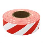 Roll Flagging 1-3 / 16"x 300' Striped White & Red (144) Min.(12)