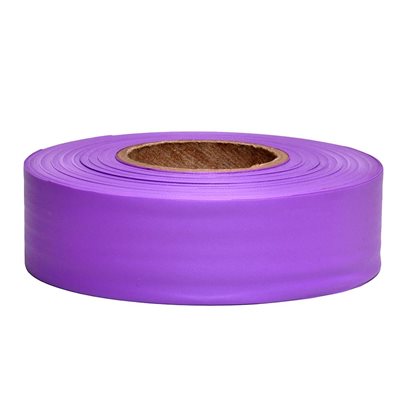 Roll Flagging 1"x 300' Taffeta -10º Purple (120) Min.(10)