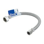 Supply Line Lav / Sink 48" 1 / 2" IPS x 3 / 8"COMP Stainless Braid (25) Min.(10)