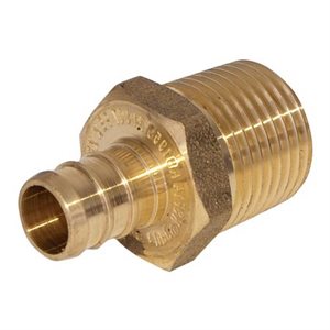 PEX F1807 Brass Adapter Male MIP
