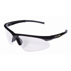 Safety Glasses Catalyst Clear Anti-Fog Black Frame Min.(12)