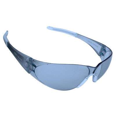 Safety Glasses Doberman Lt Blue Anti-Fog Blue Frame Gel Nose (120) Min.(12)
