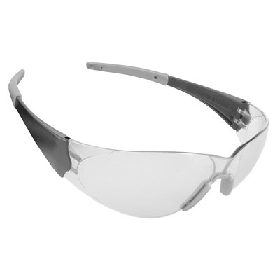 Safety Glasses Doberman Clear Lens Black Frame Gel Nose (120) Min.(12)