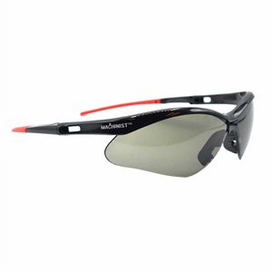 Safety Glasses Machinist Gray Lens Black Frame (120) Min.(12)
