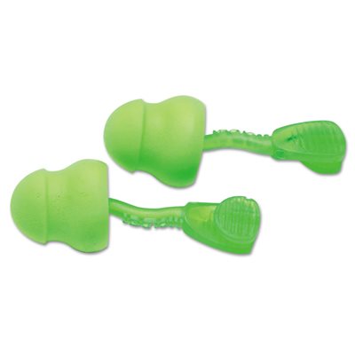 Ear Plugs Moldex Glide 30db Green Foam No Cord 100 Pair Box (8) Min. (1)