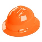 Full Brim Hard Hat Vented Orange with Ratchet 4-point Suspension (10) Min.(1)