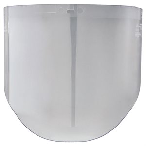 Face Shield Clear AO Safety Impact Resistant Clear 9"x 14.5"x .060 (10) Min. (1)