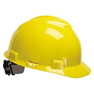 MSA Cap Style Hard Hat Yellow V-GARD 475360 Fas-Trac III Suspension (20) Min. (1)