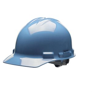 Cap Style Hard Hat Blue with Ratchet 4-point Suspension (20) Min.(1)