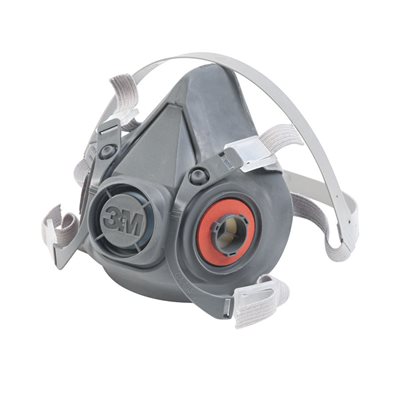 3M Half Mask 6000 Series Medium Respirator (24) Min. (1)