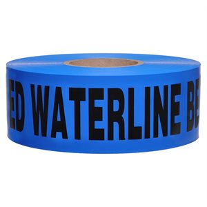 Tape Non Detectable Blue 3"x 1000' Waterline Buried Below (8) Min.(8)