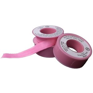1 / 2" x 260" Pink .08 HD Thread Seal Tape (500) Min.(100)