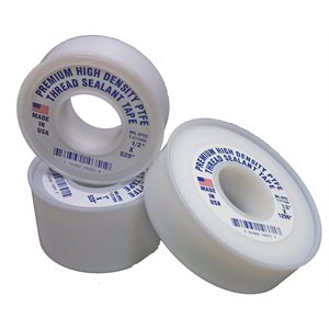 1 / 2" x 260" White USA Thread Seal Tape (144)
