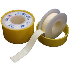 1 / 2" x 260" Yellow USA Gas UL Thread Seal Tape (144)