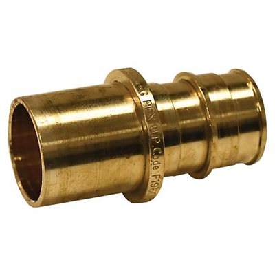 PEX Brass Adapter 1 / 2" PEX x 1 / 2" Male SWT A F1960 Expansion Type (60) Min.(5)